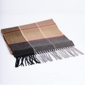 Echarpe à carreaux, multicolore