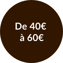 DE 40€ À 60€