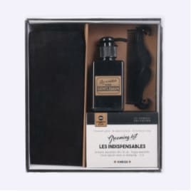 Coffret soin 3 pièces barbe et moustache Noir