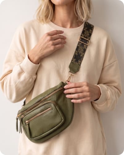 Sac banane fantaisie + porte-monnaie
