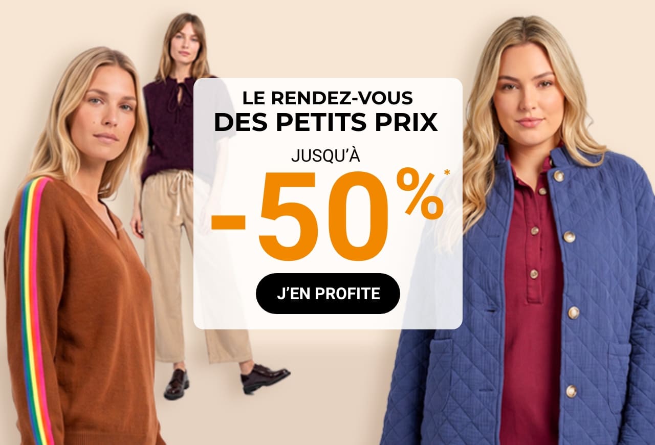 Rendez-vous des petits prix > jusqu'à -50%*